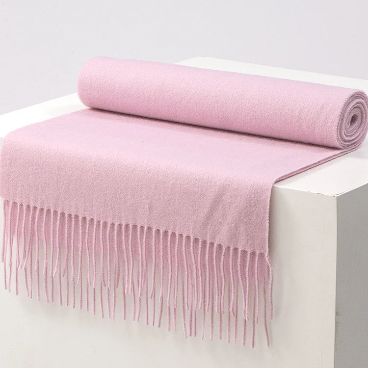 CowLost | winter-pure-long-wool-scarf-women-luxury-brand |17