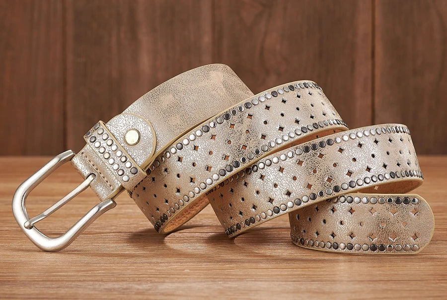 CowLost | 3-7cm-original-design-vintage-lady-belt |10