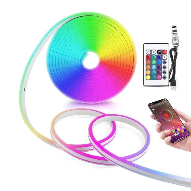 CowLost | light-ropes-strings-product_id-rgb-neon-led-strip-light-usb-waterproof-bluetooth-app-remote-music-sync-for-bedroom-party-holiday |13