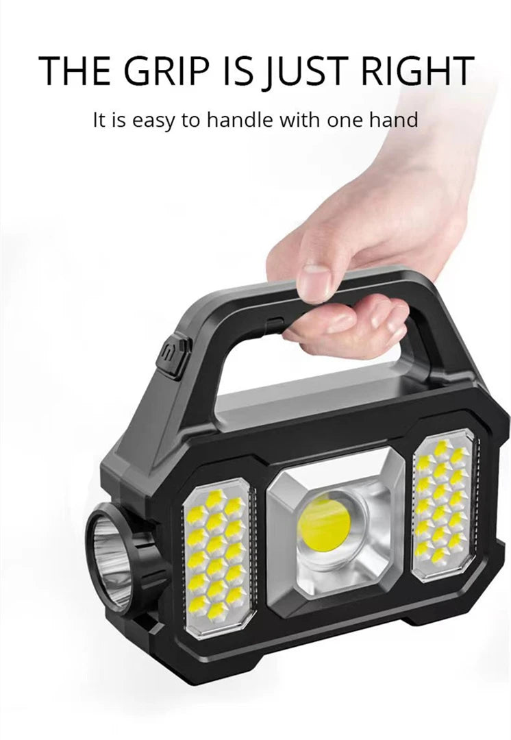 CowLost | product_id-solar-rechargeable-waterproof-led-camping-flashlight-with-cob-zoom-phone-charger |19