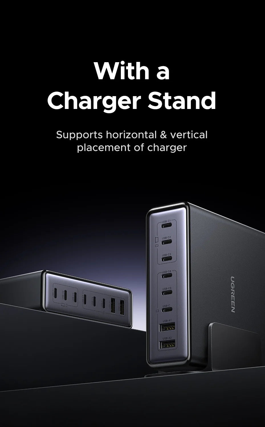 CowLost | ugreen-200w-100w-65w-gan-charger-desktop-laptop-fast-charger |18