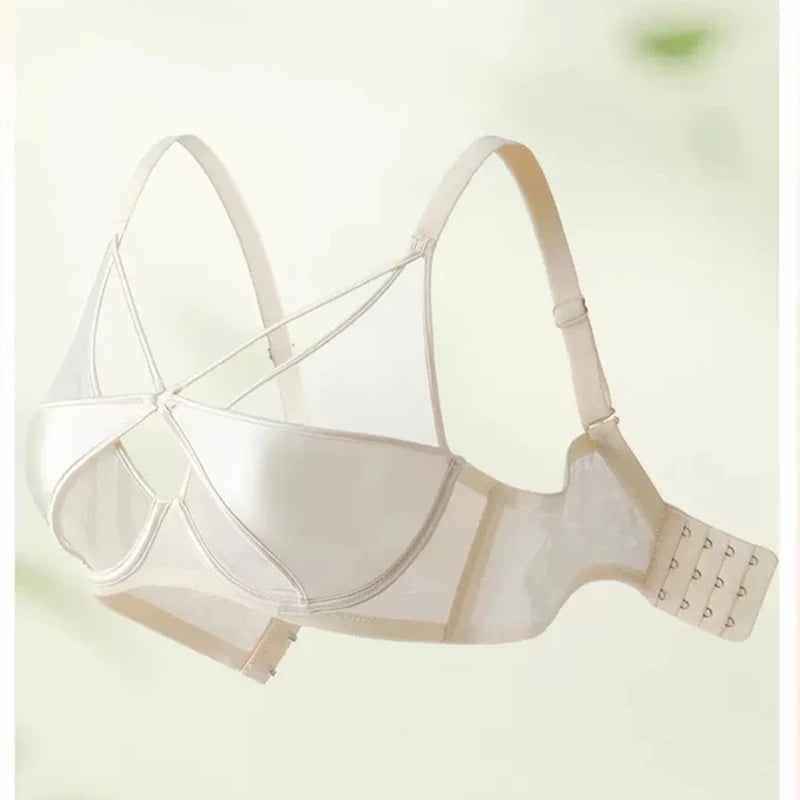 CowLost | product_id-womens-pure-desire-ultra-thin-mesh-push-up-bra-with-soft-wire-and-adjustable-straps |2
