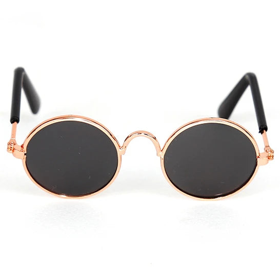 CowLost | earmuffs-vintage-round-cat-sunglasses-pet-photo-props-for-cats-and-small-dogs |25
