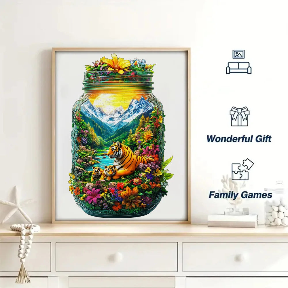 CowLost | unique-wooden-jigsaw-puzzle-difficult-challenge-for-adults-family-game-home-decor-ideal-gift |4