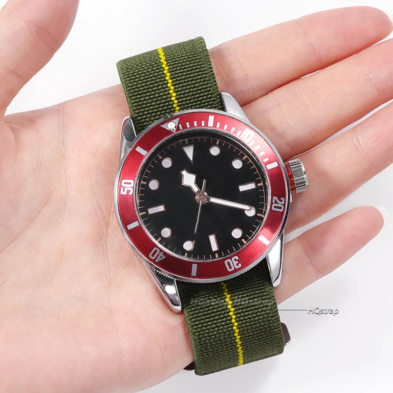 18/20/22mm Nylon Elastic Watch Strap Universal Smartwatch Band for Tudor