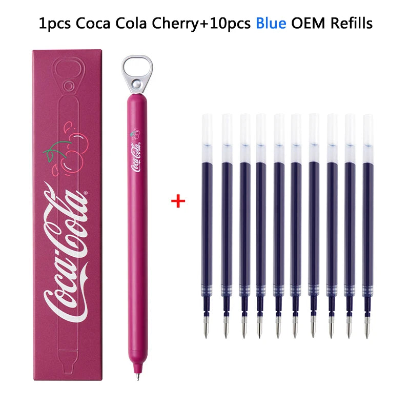 CowLost | product_id-kaco-coca-cola-limited-edition-0-5mm-black-gel-pen-cherry-pull-tab-for-homework-exams |21