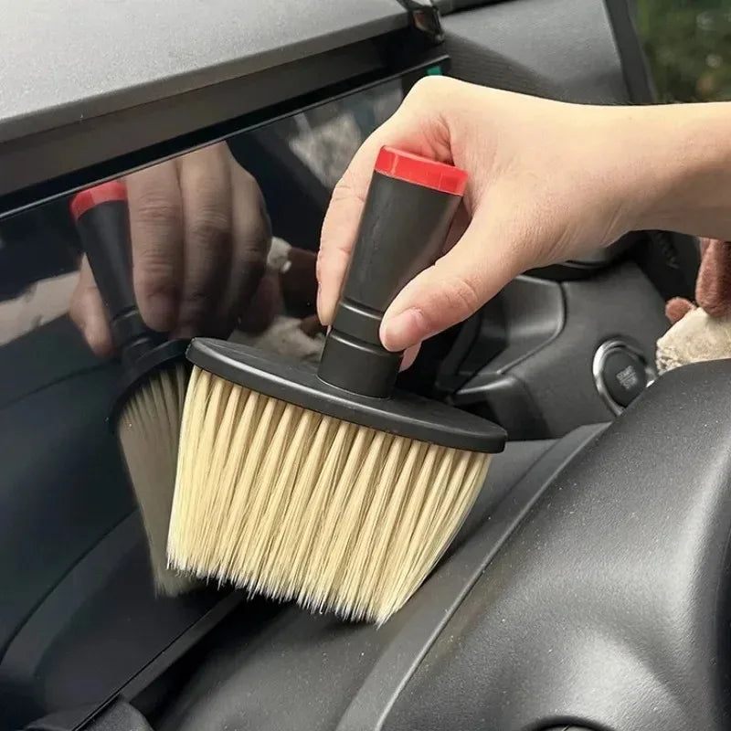 CowLost | car-wheel-tire-rim-cleaning-brush-portable-plush-car-wheel-hub-brush-washing-tool-car-detailing-care-dust-removal-brush-tools-1 |2