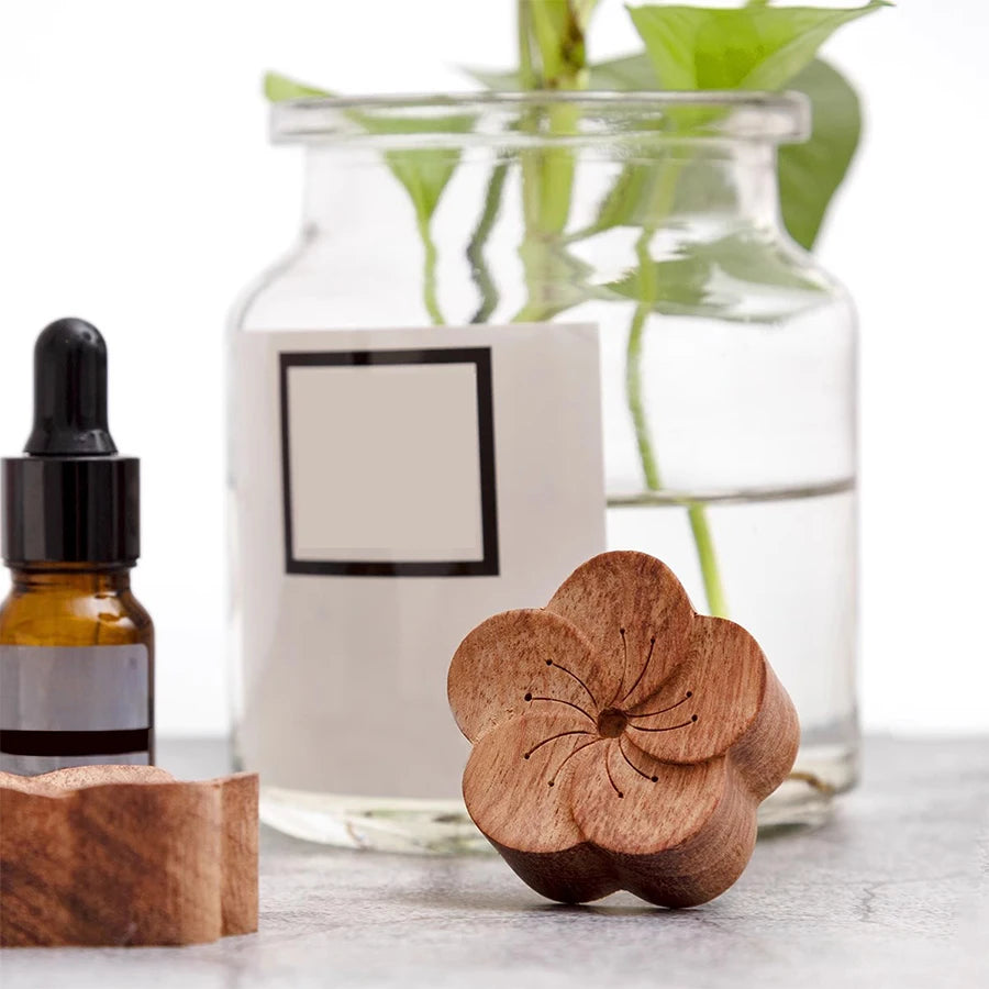 CowLost | product_id-diy-wooden-flower-car-air-freshener-vent-clip-diffuser-no-perfume |6