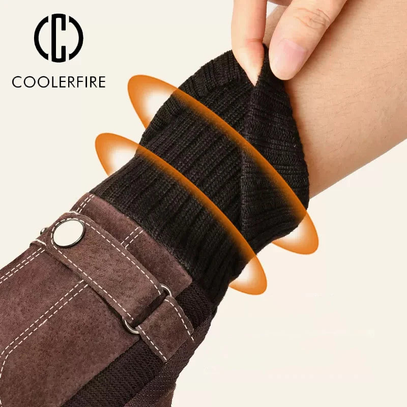 CowLost | winter-men-gloves-genuine-leather-touch-screen-warm |2