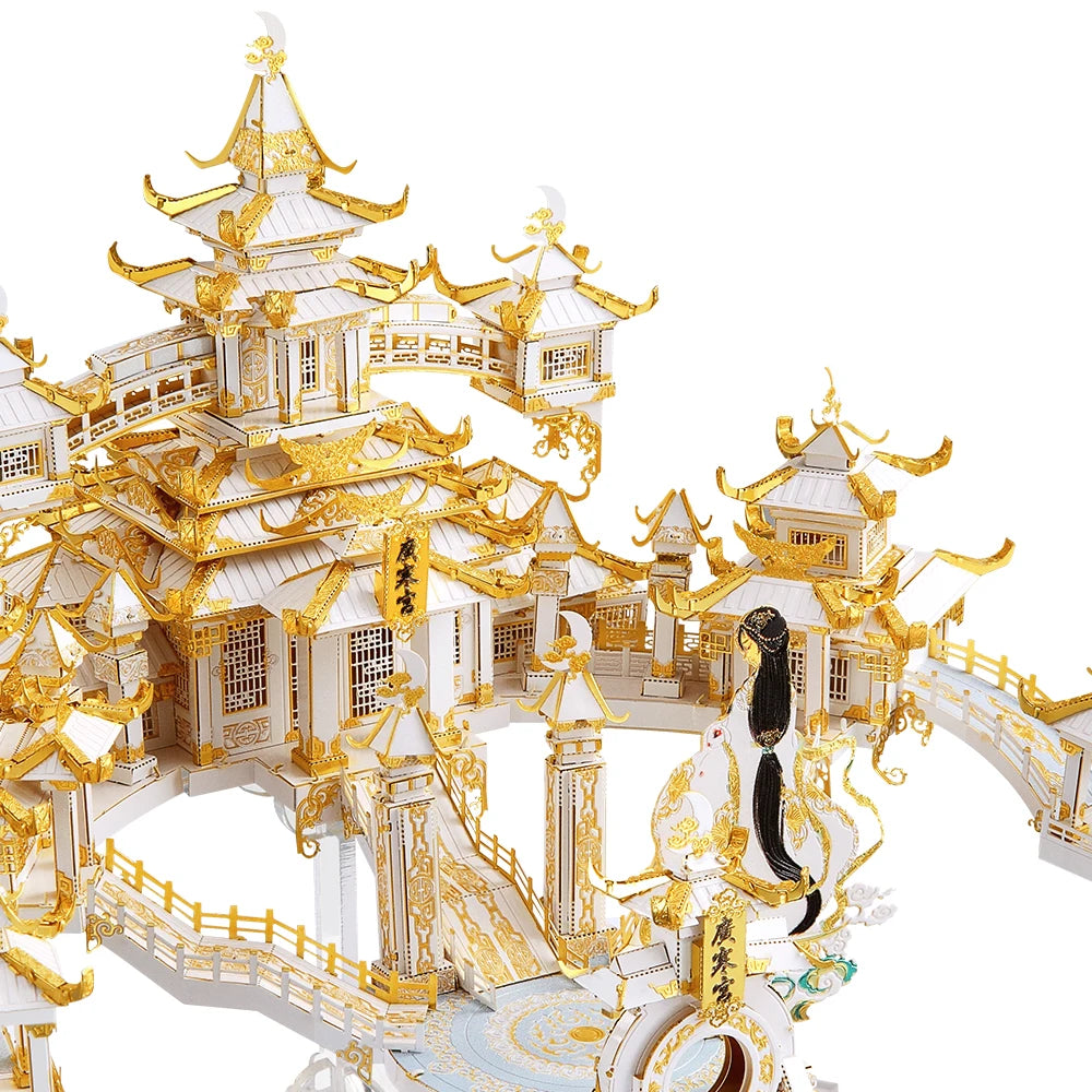 CowLost | fencing-barriers-piececool-3d-metal-puzzle-moon-palace-building-kit |12