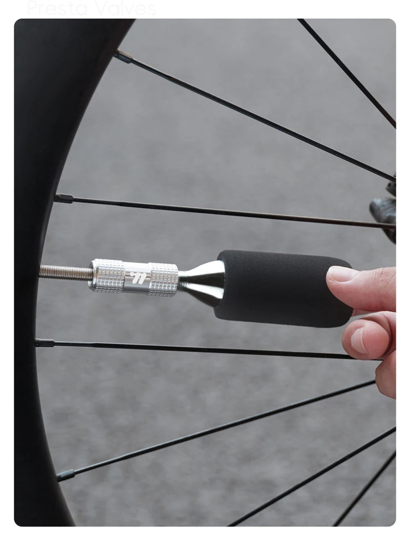 CowLost | west-biking-co2-bike-pump-portable-fast-inflating-kit-aluminum-alloy-bicycle-pump-for-av-fv-no-gas-cylinder-mtb-bike-accessories |20