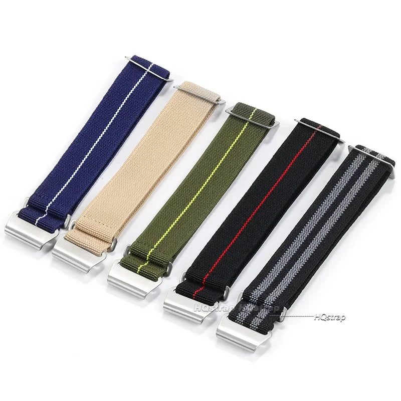 18/20/22mm Nylon Elastic Watch Strap Universal Smartwatch Band for Tudor