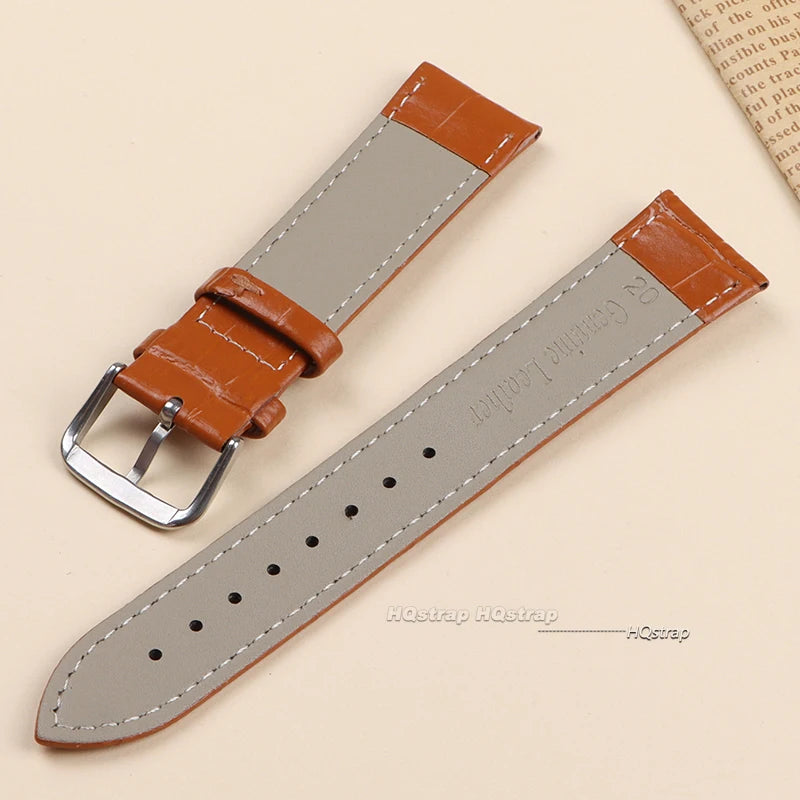 CowLost | product_id-genuine-leather-watch-strap-12-24mm-universal-with-silver-pin-buckle |6