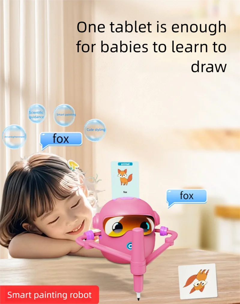 CowLost | baby-transport-accessories-educational-ai-drawing-robot-toy-for-toddlers |9