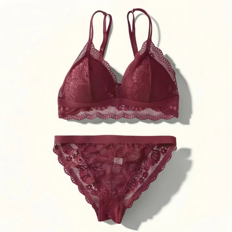 CowLost | product_id-women-lace-push-up-bra-and-brazilian-panties-lingerie-set |4
