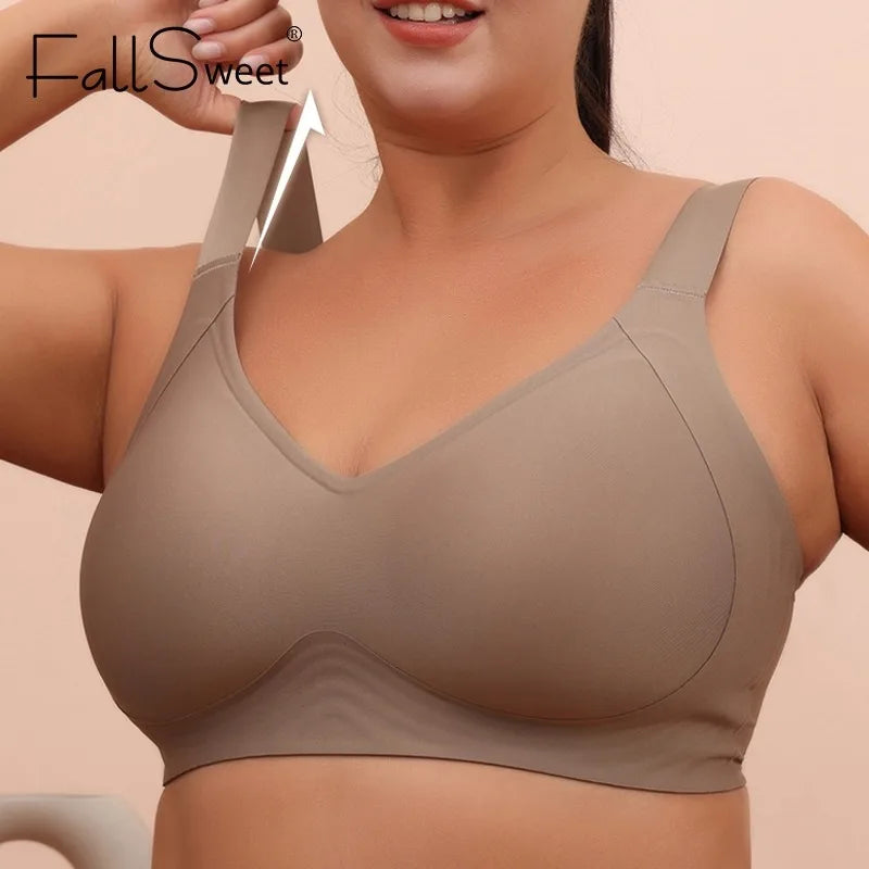 CowLost | product_id-fallsweet-plus-size-wireless-seamless-push-up-bra-for-women-supportive-sleep-yoga-sports-bralette |7