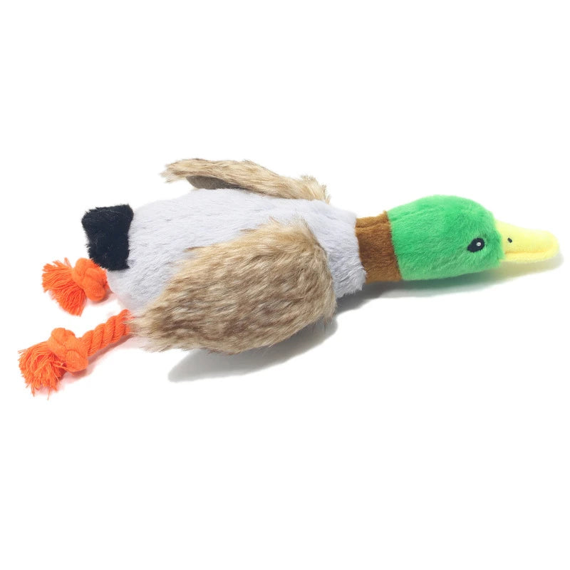CowLost | dog-kennel-run-accessories-plush-duck-squeaky-dog-chew-toy |11
