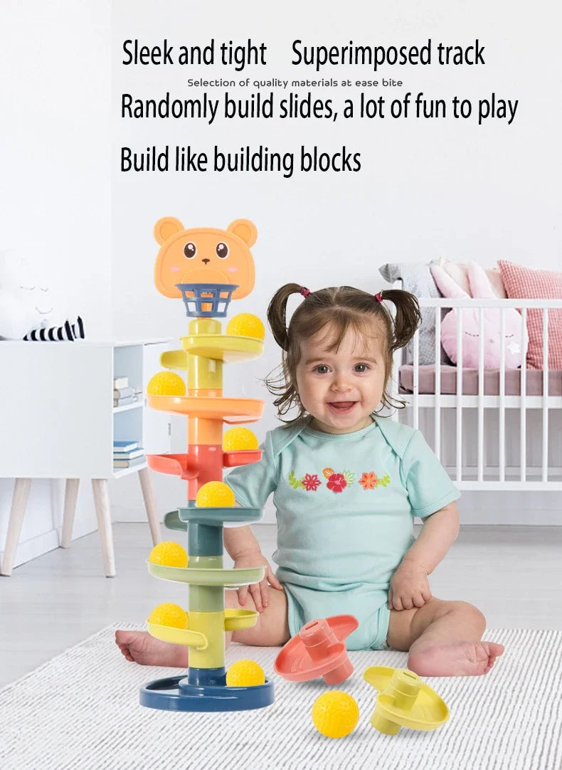 CowLost | product_id-2-7-layers-rolling-ball-track-educational-stacking-toy-for-kids-gift |18