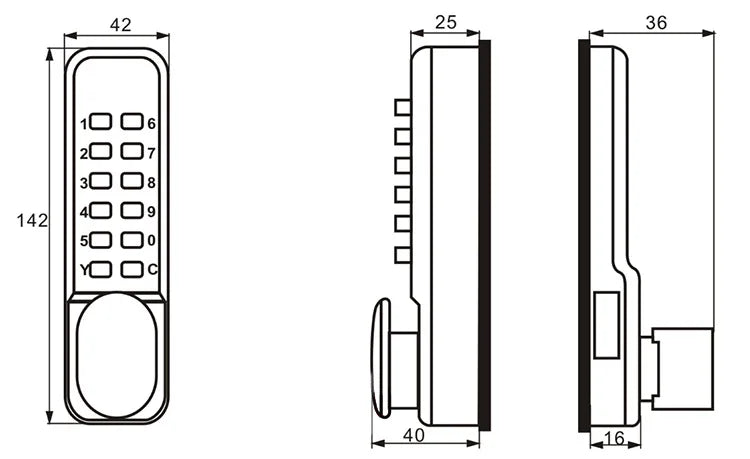 CowLost | locks-keys-product_id-vseumet-outdoor-waterproof-mechanical-pushbutton-code-lock-battery-free-for-gate-door |7