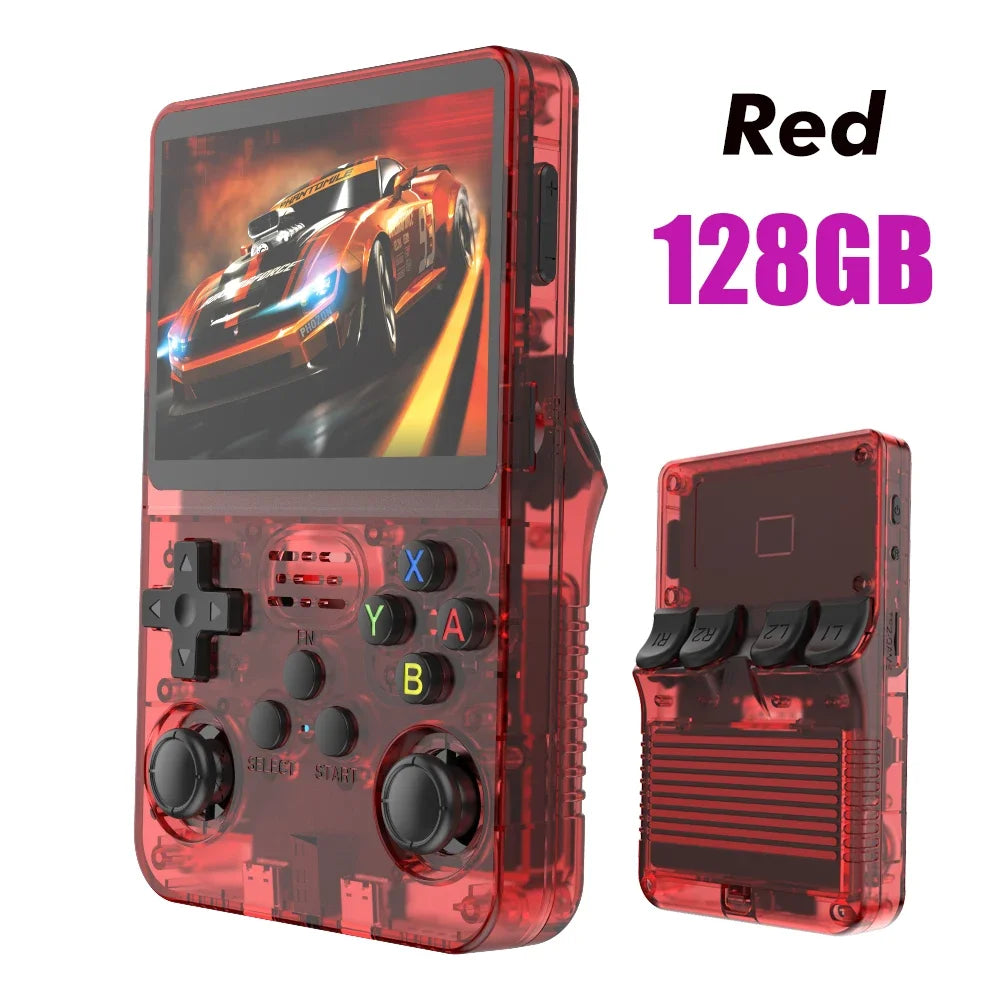 CowLost | game-timers-boyhom-r36s-retro-handheld-game-console-3-5-ips-screen-64gb-15000-games-linux-system |13