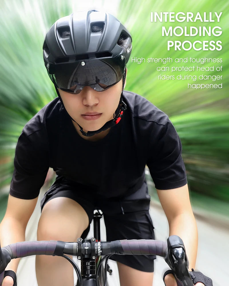 CowLost | west-biking-integrated-ultralight-bike-helmet-with-taillight-goggle-men-women-cycling-safety-hat-mtb-road-bike-motorcycle-helmet |27