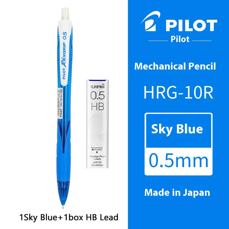 CowLost | product_id-japan-pilot-hrg-10r-mechanical-pencil-0-5mm-colored-rod-unbreakable-non-toxic-with-eraser-for-kids-beginners-writing-drawing |31