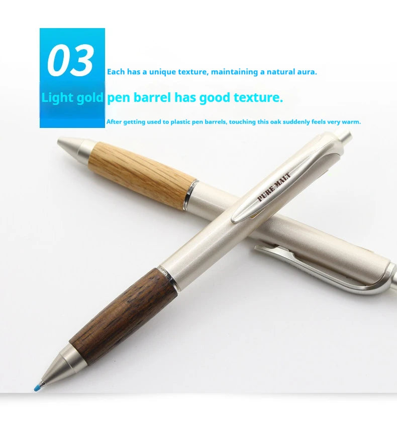 CowLost | poi-product_id-uni-mitsubishi-umn-515-0-5mm-gel-pen-with-oak-wood-barrel-for-office-study-exams |12