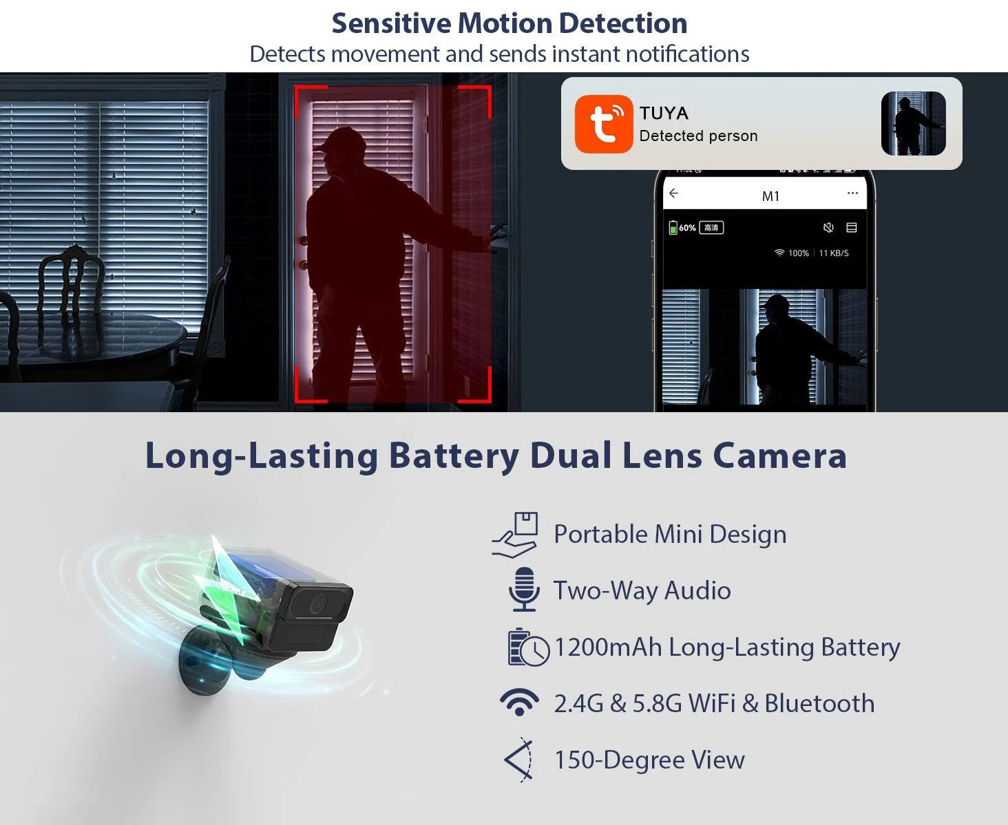 CowLost | product_id-tuya-2k-wifi-security-camera-4mp-battery-powered-pir-motion-detection-night-vision-two-way-audio-ip-cam |10