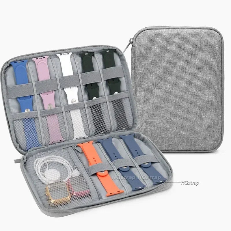Watchband Storage Box for Apple Watch Strap and Data Cable Organizer