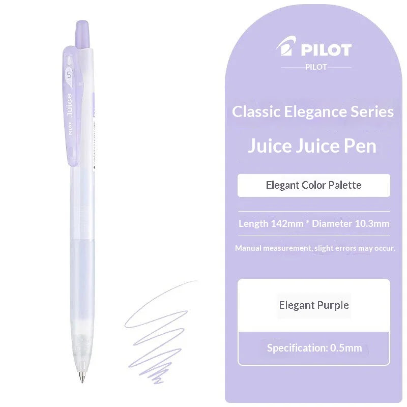 CowLost | product_id-pilot-juice-0-5mm-fine-gel-pens-soft-pastel-vintage-classics-clear-barrel-for-writing-illustration |22