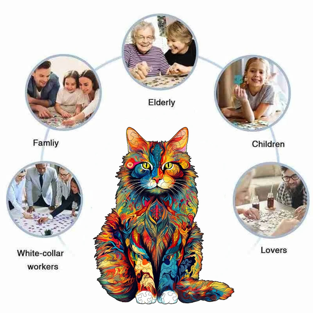 CowLost | product_id-color-changing-cat-wooden-animal-puzzle-high-difficulty-toy |2