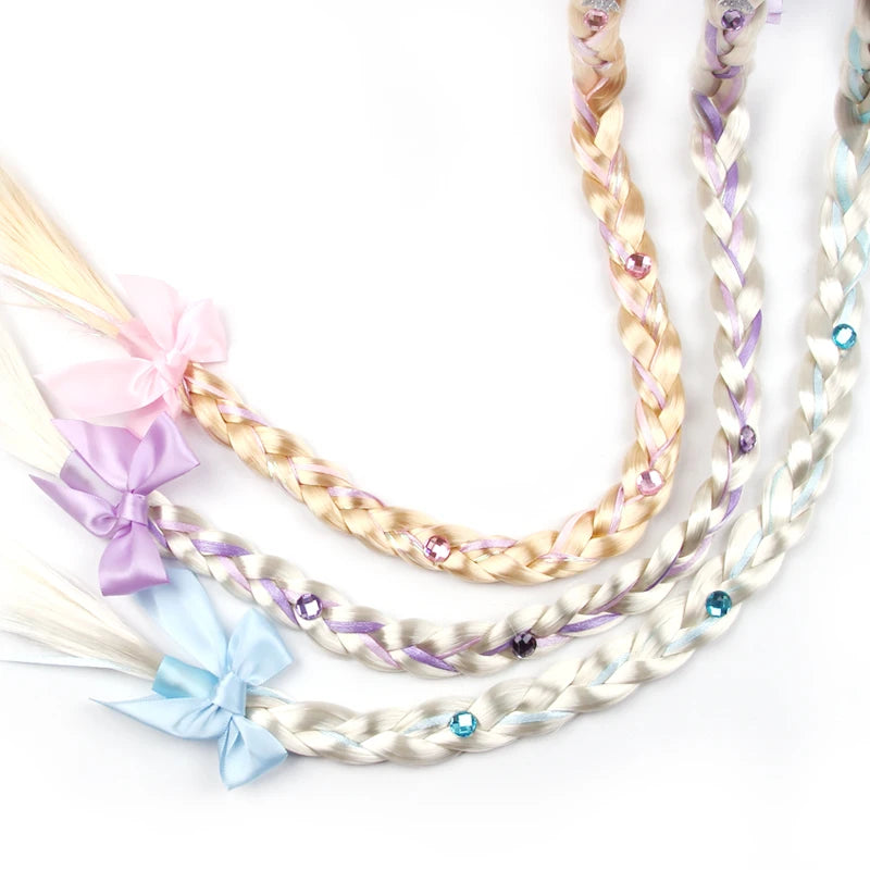 CowLost | frozen-princess-elsa-headband-snowflake-tiara-wig-braid |6