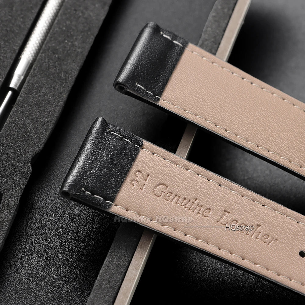 CowLost | bracelets-product_id-pu-leather-watch-band-14-24mm-with-stainless-steel-butterfly-buckle-black-brown-strap |9