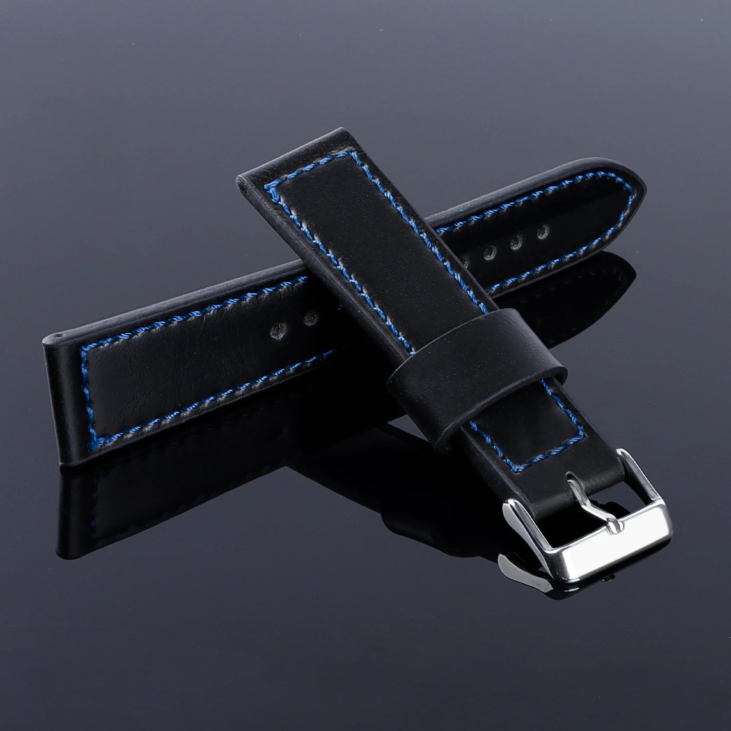 CowLost | product_id-genuine-leather-universal-watch-strap-for-rolex-square-buckle-18-20-22-24mm-unisex |10