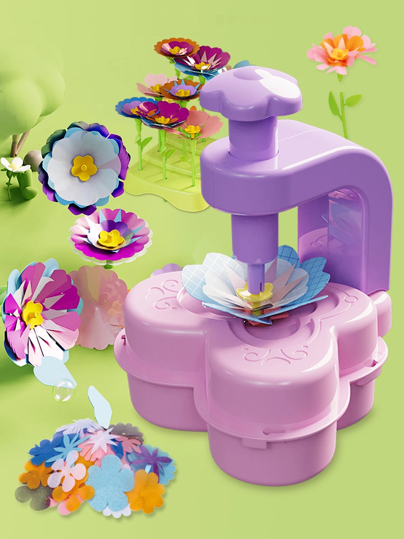 CowLost | product_id-diy-fabric-flower-bouquet-making-toy-craft-kit-for-kids-and-girls-educational-gift |11