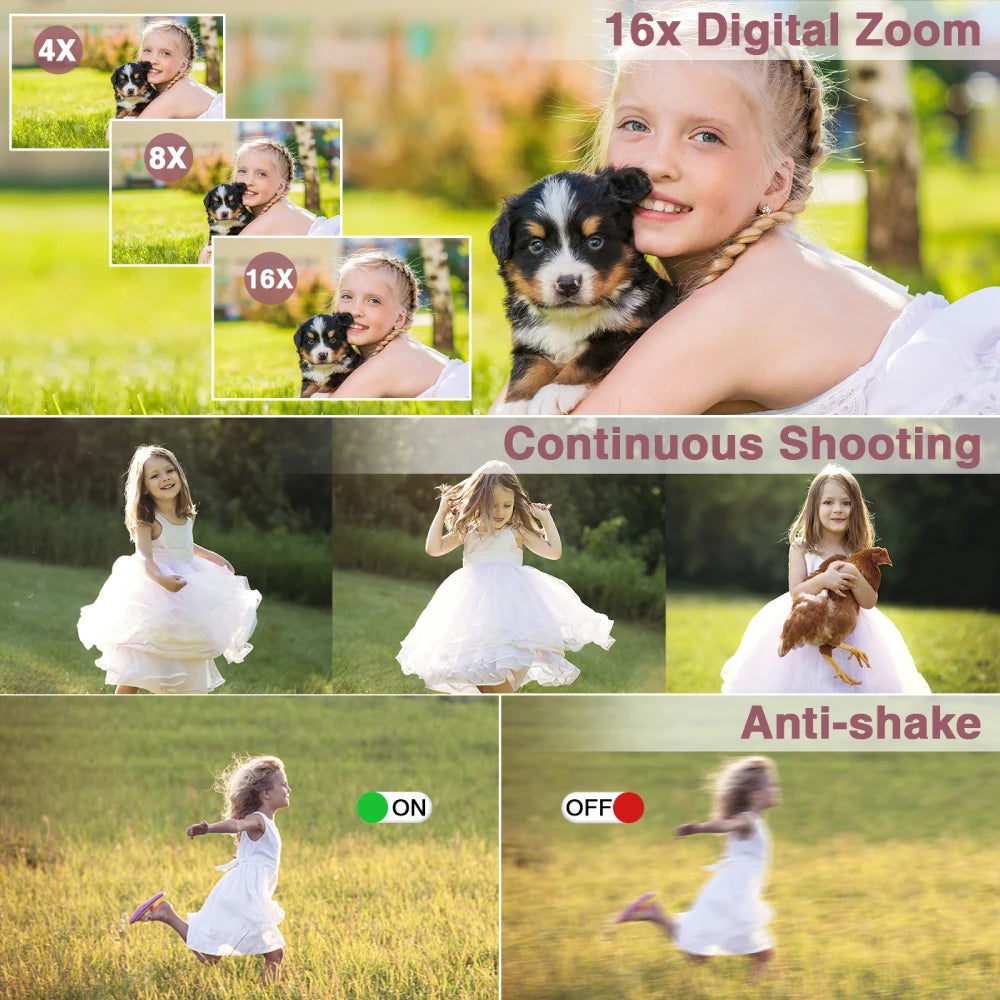 CowLost | 44mp-digital-camera-fhd-1080p-digital-camera-for-kids-with-32gb-sd-card |4