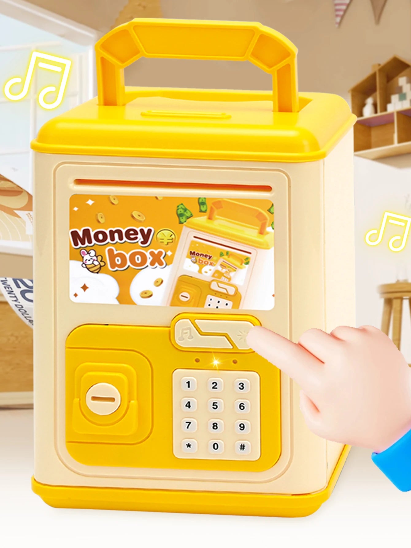 CowLost | product_id-unlock-key-piggy-bank-atm-money-box-for-kids-with-music-and-lights-large-capacity-battery-not-included |10