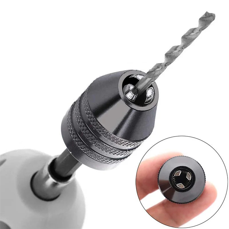 CowLost | product_id-mini-keyless-drill-chuck-0-3-8mm-self-tighten-1-4-hex-shank-quick-change-converter |2