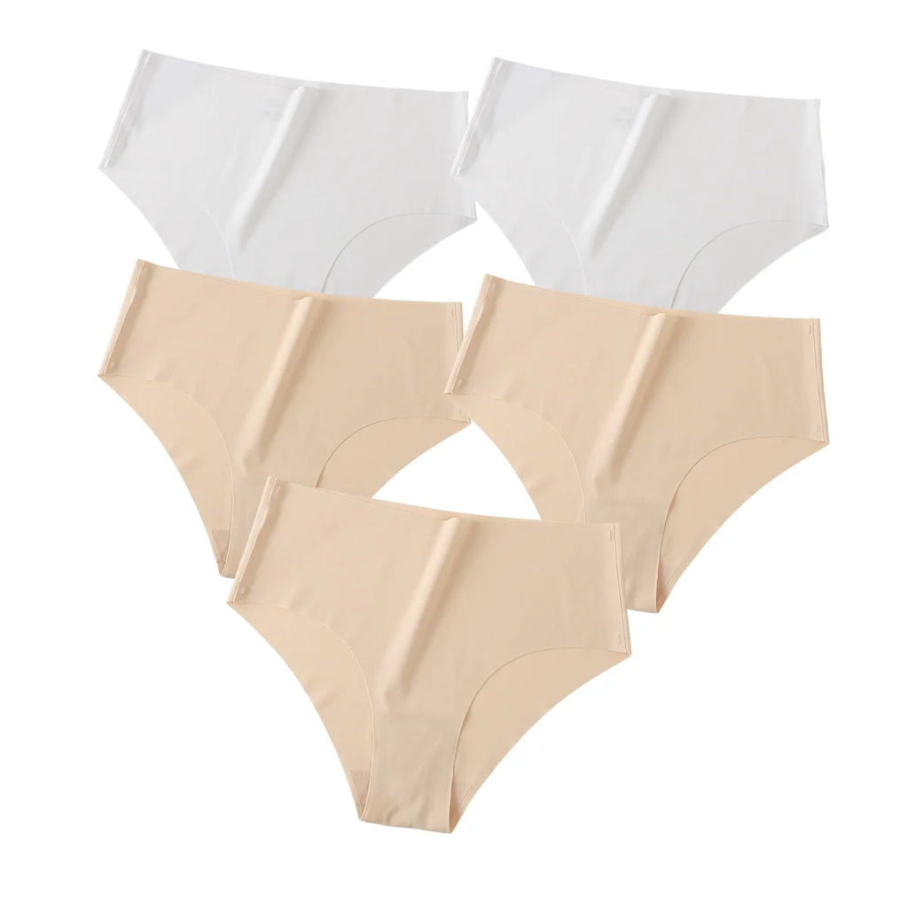 CowLost | product_id-5pcs-women-high-waist-seamless-breathable-briefs-xs-xl-pack |9