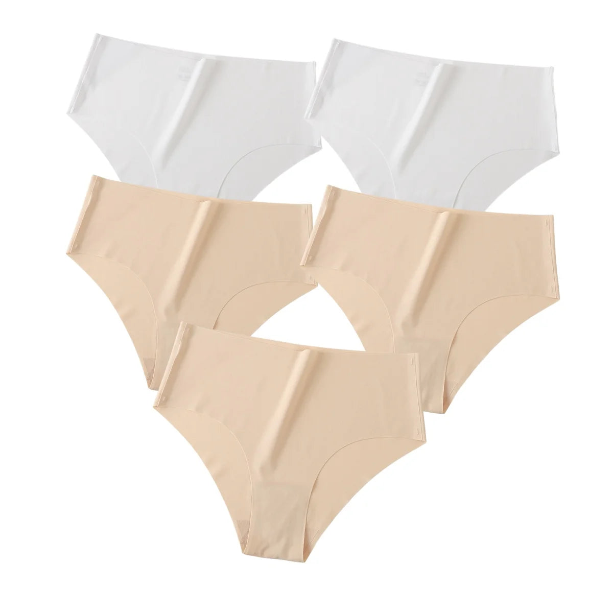 CowLost | product_id-5pcs-women-high-waist-seamless-breathable-briefs-xs-xl-pack |9