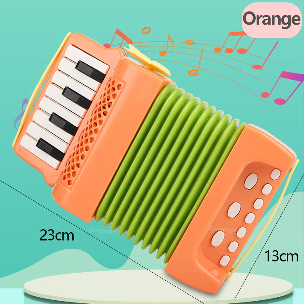 Accordion Toy Piano Musical Instrument Educational Gift for Kids Toddlers