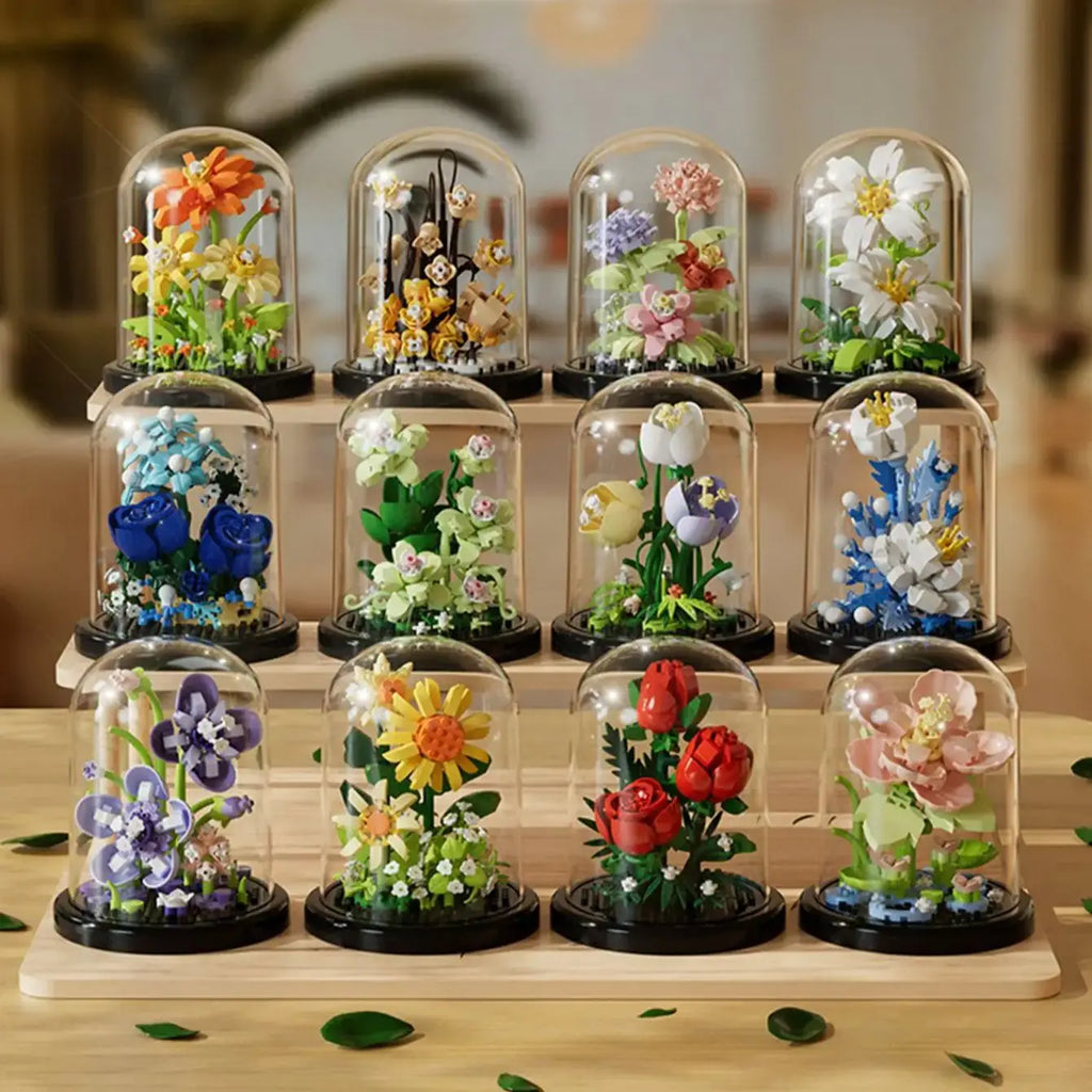 CowLost | product_id-micro-particle-building-block-sunflower-bouquet-diy-puzzle-toy-desktop-decoration |1