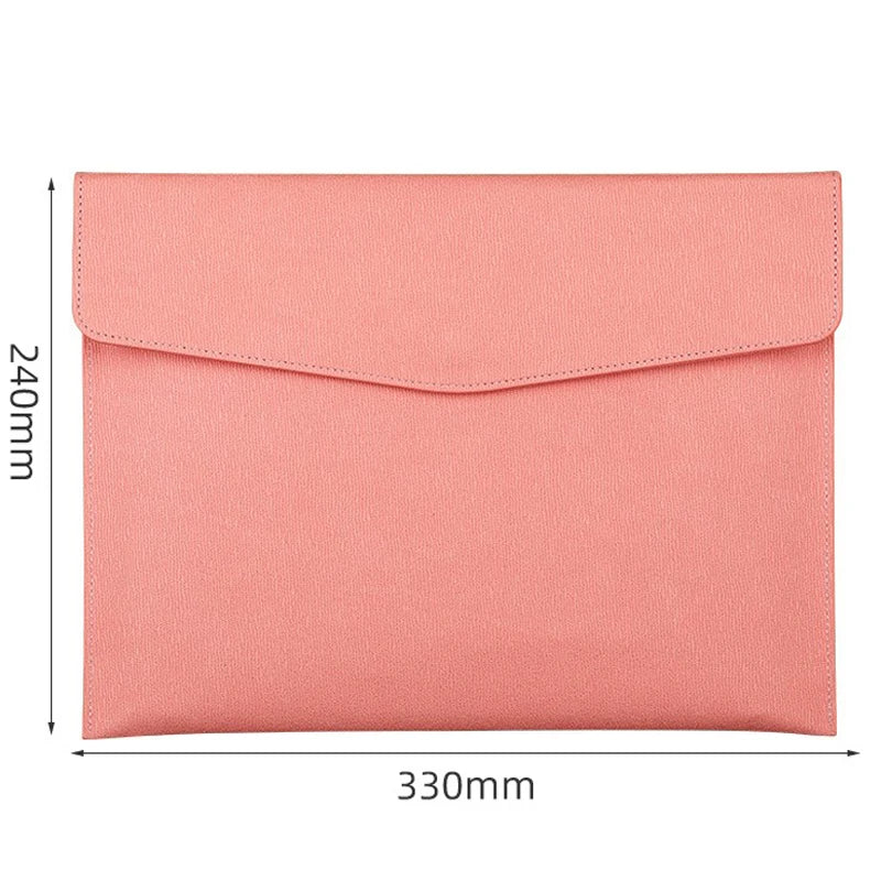 CowLost | faux-leather-document-bag-business-information-bag |28