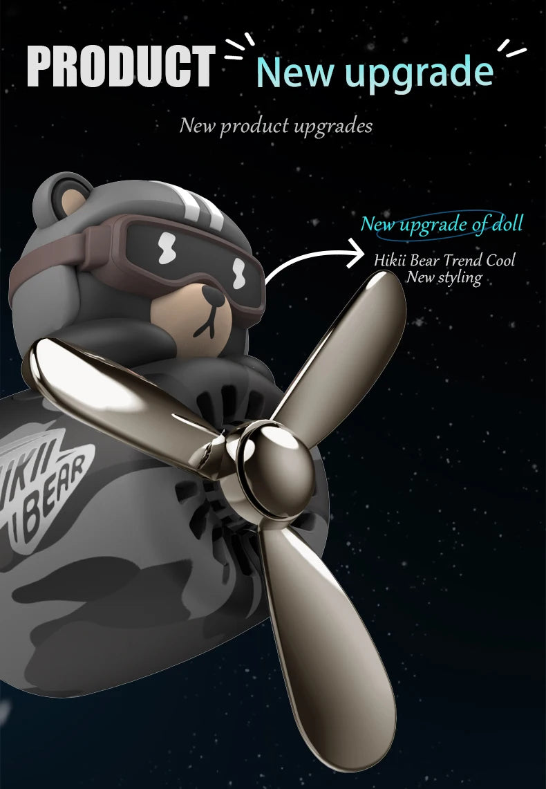 CowLost | product_id-rotating-propeller-plane-pilot-bear-car-air-freshener-vent-clip-diffuser |11