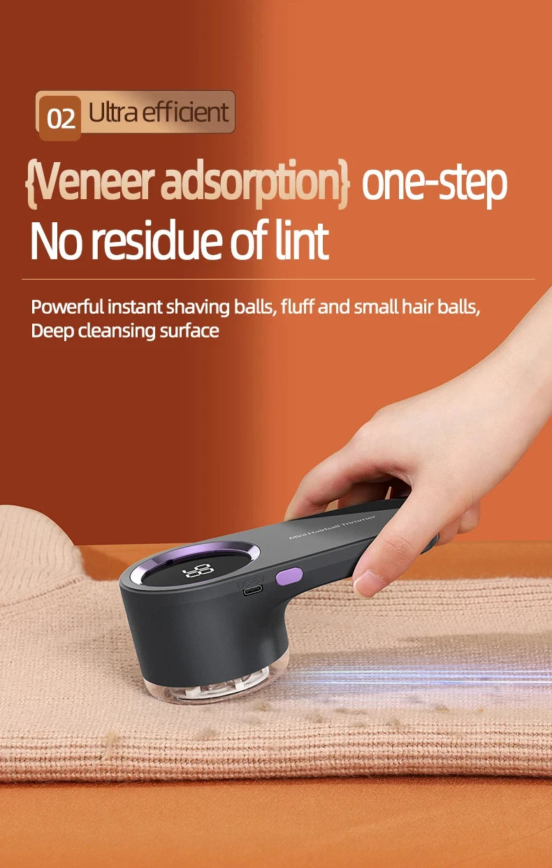 CowLost | product_id-homefish-usb-rechargeable-led-digital-fabric-lint-remover-shaver-for-sweaters |12