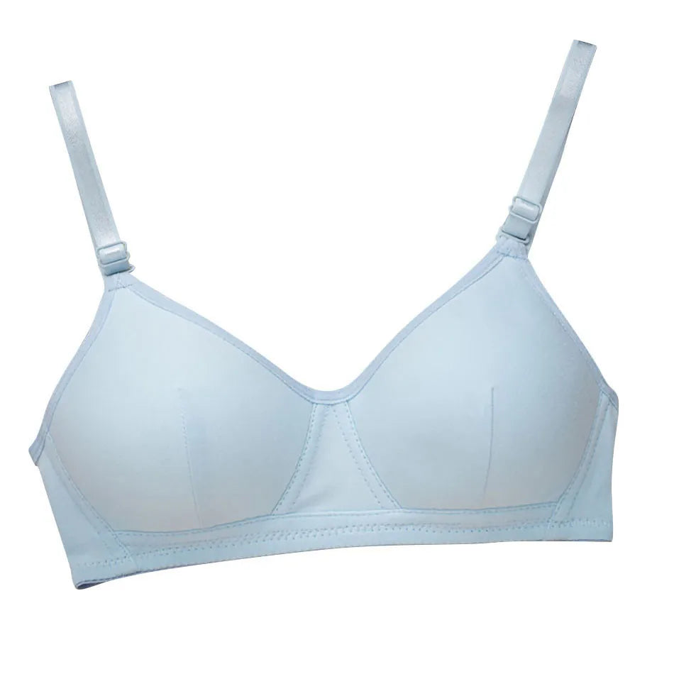 CowLost | product_id-girls-wireless-training-bra-with-detachable-straps-soft-solid-color-teens-bralette |28