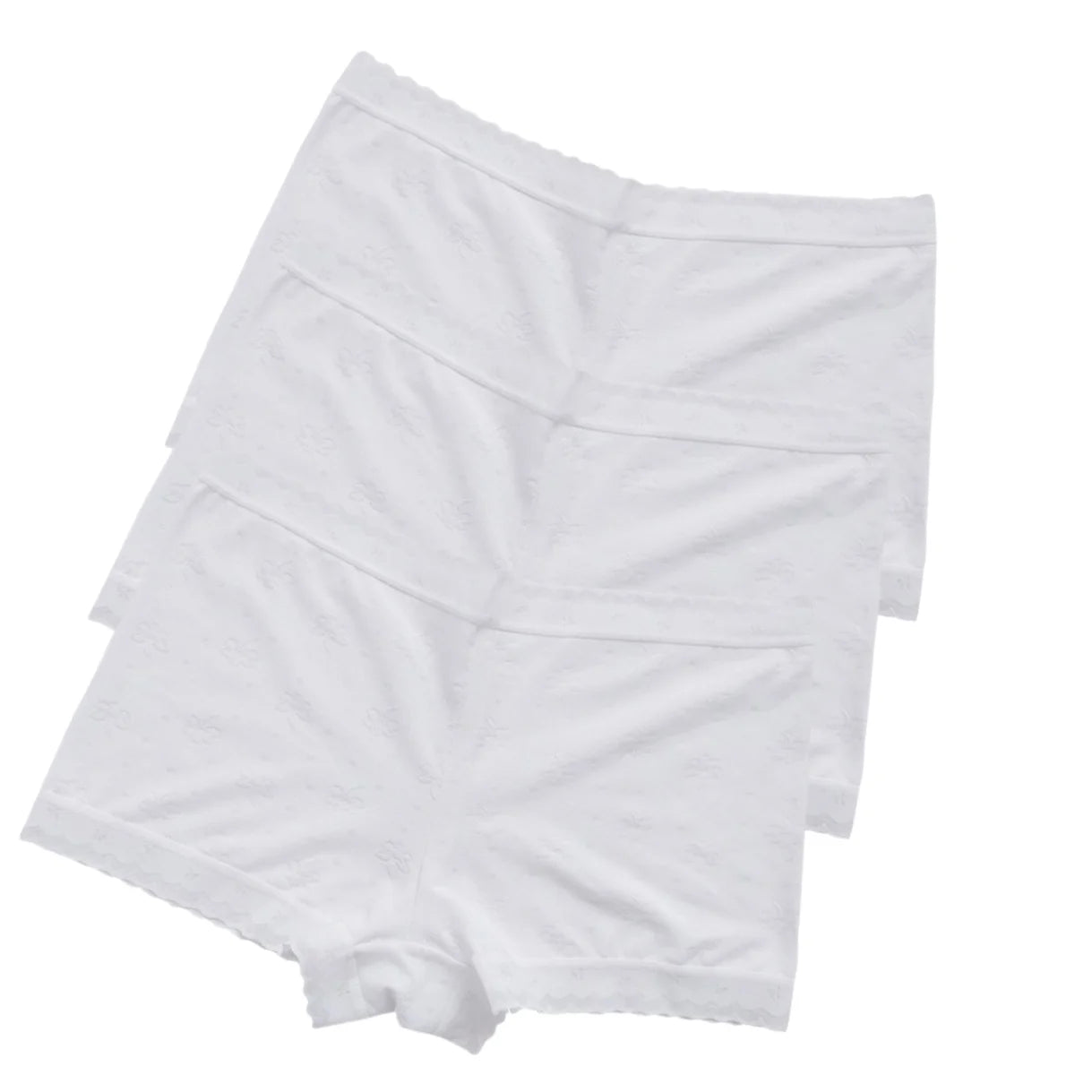 CowLost | product_id-3pcs-women-low-waist-lace-ice-silk-boyshort-panties-m-xl |11