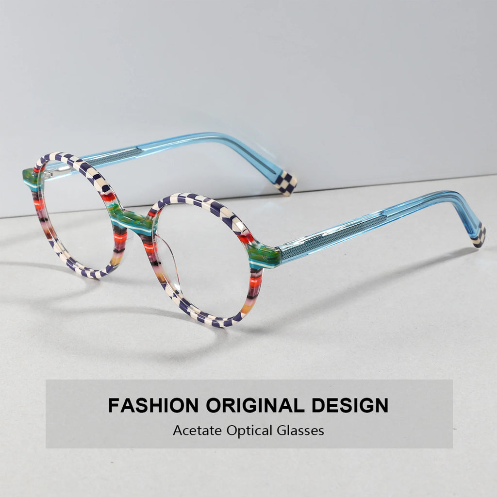 CowLost | zenottic-fashion-spotted-pattern-optical-frame-unisex-acetate-glasses |8
