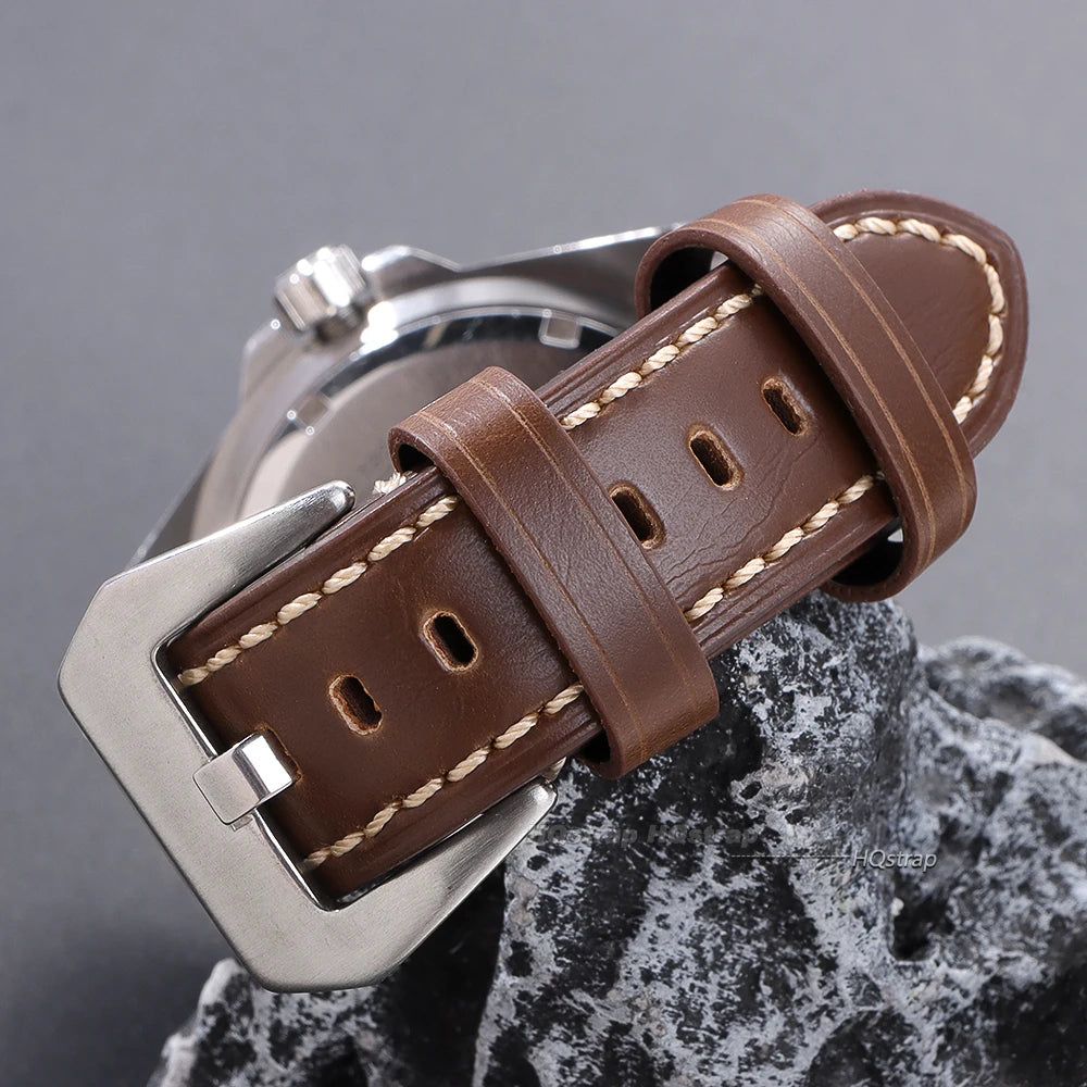 CowLost | product_id-handmade-crazy-horse-leather-watch-strap-20-26mm-for-panerai-vintage-black-blue-brown |5