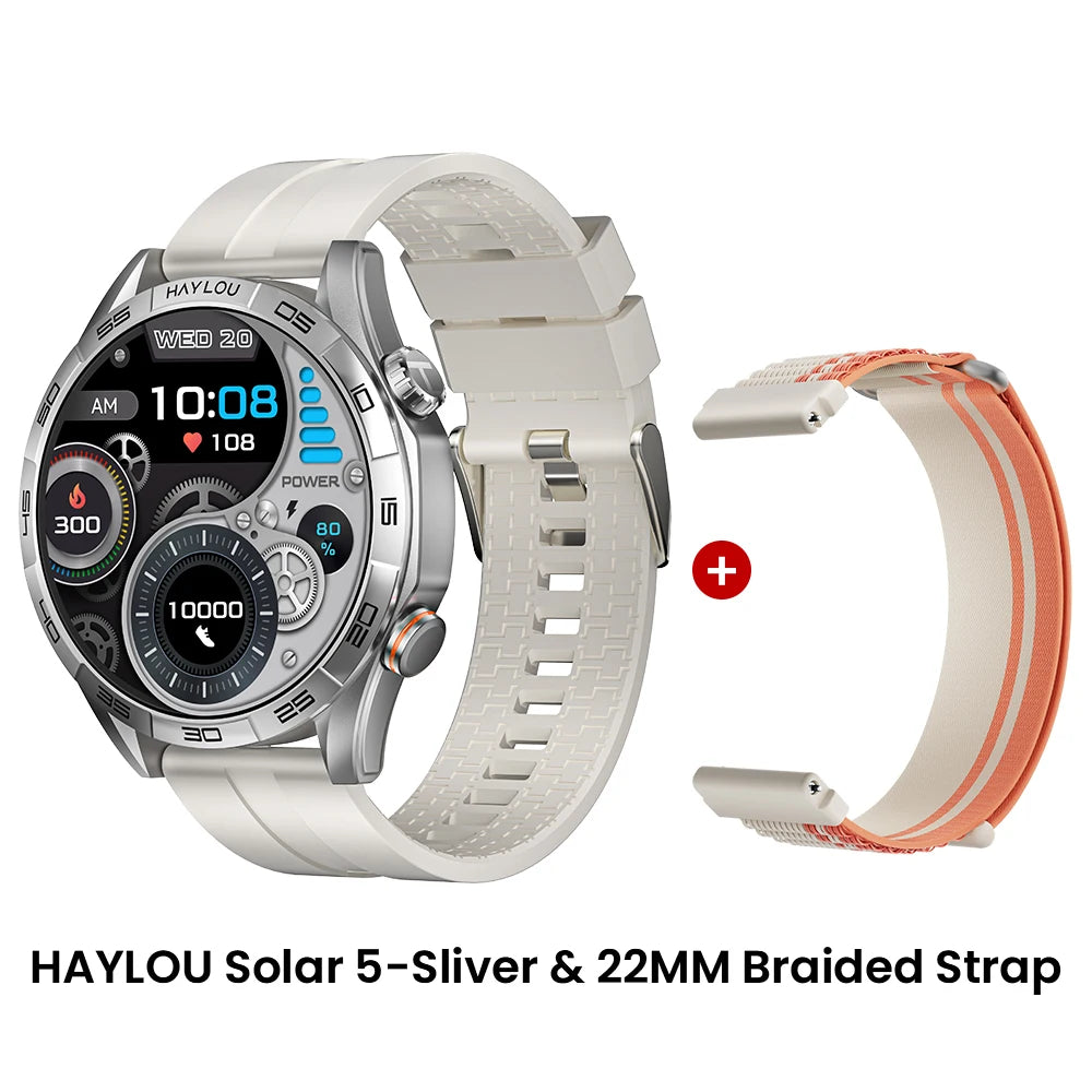 CowLost | haylou-solar-5-voice-calling-smartwatch-1-58-amoled-display |32